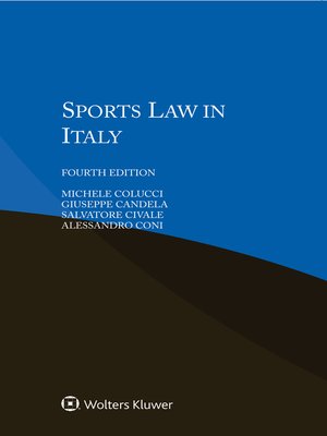 cover image of Sports Law in Italy